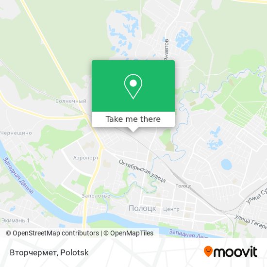 Вторчермет map