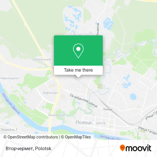 Вторчермет map