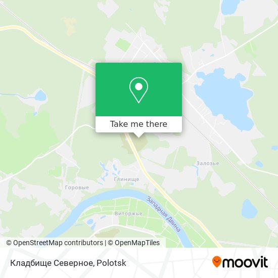 Кладбище Северное map