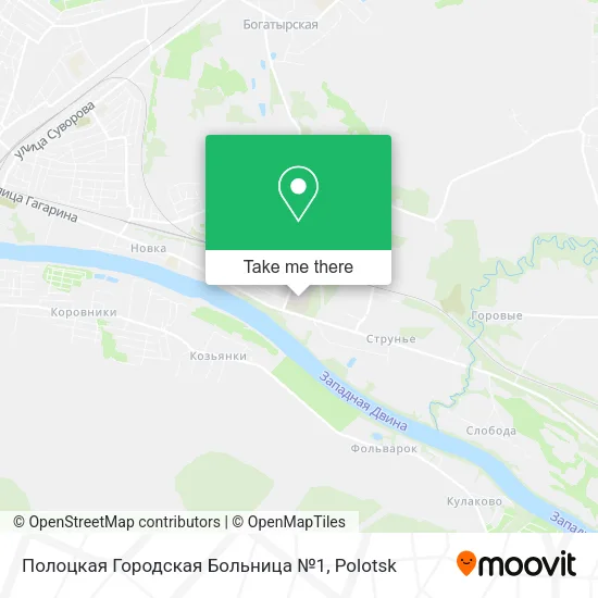 Полоцкая Городская Больница №1 map