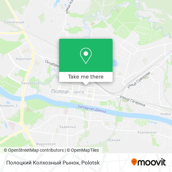 Полоцкий Колхозный Рынок map