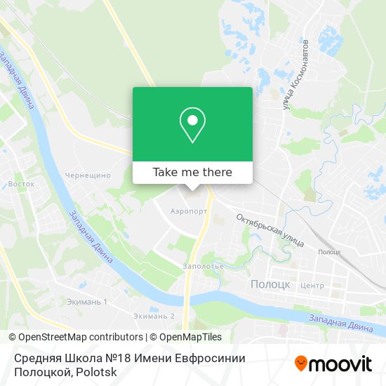 Средняя Школа №18 Имени Евфросинии Полоцкой map