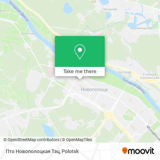 Пто Новополоцкая Тэц map