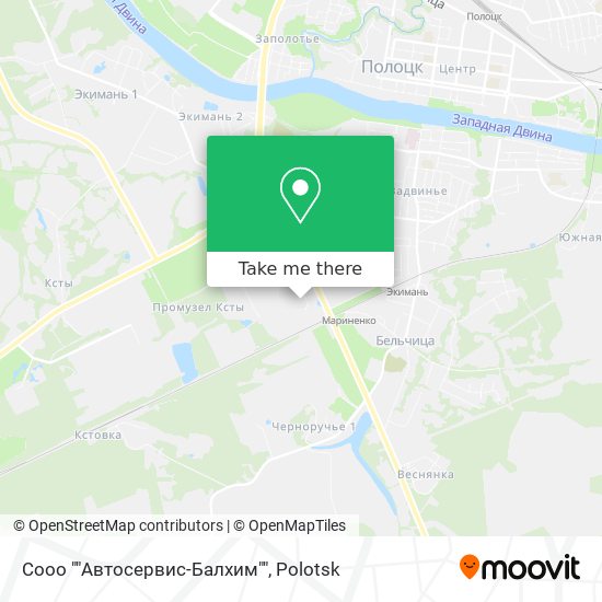 Сооо ""Автосервис-Балхим"" map