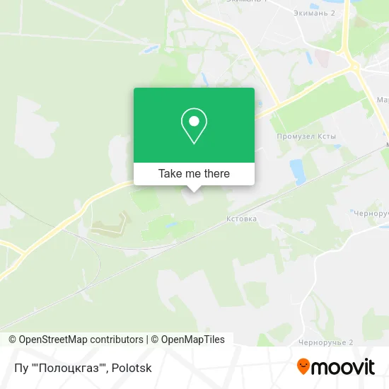 Пу ""Полоцкгаз"" map