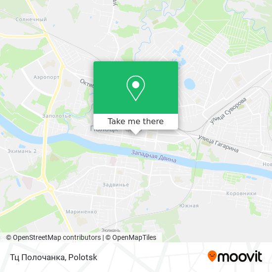 Тц Полочанка map
