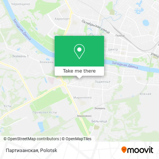 Партизанская map