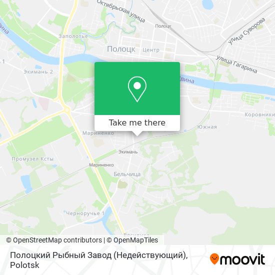 Полоцкий Рыбный Завод (Недействующий) map