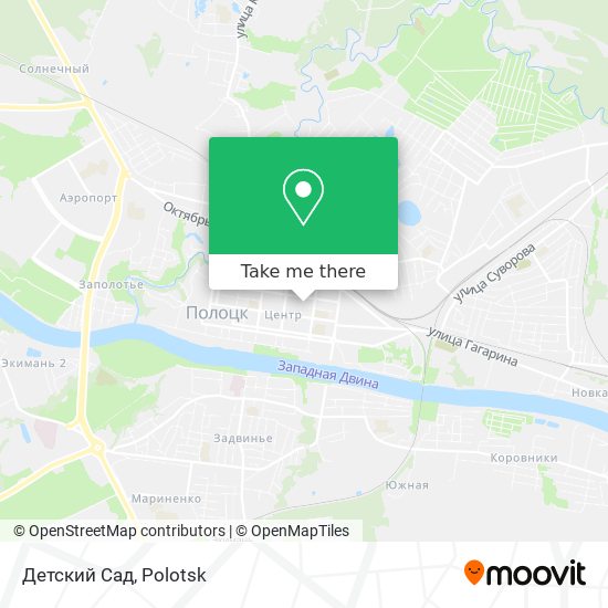 Детский Сад map