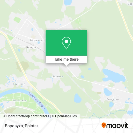 Боровуха map