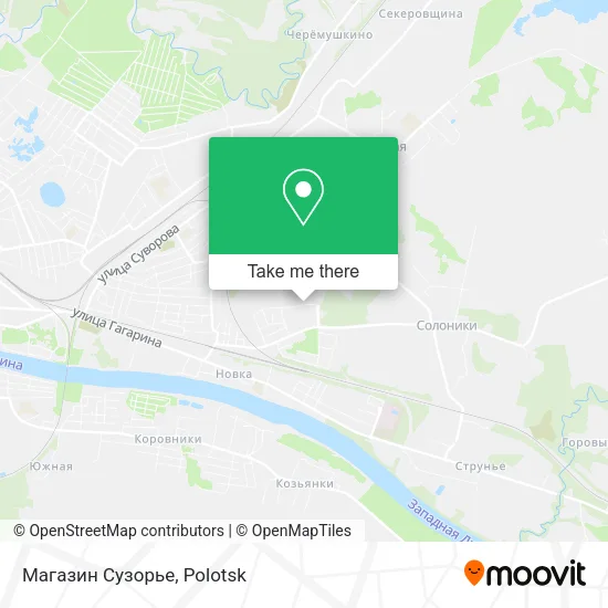 Магазин Сузорье map
