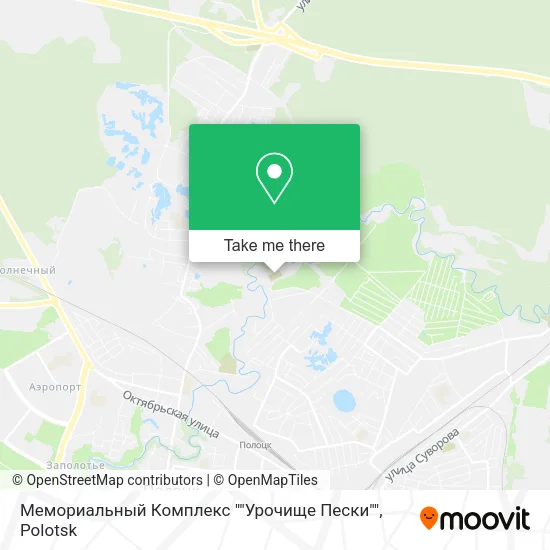 Мемориальный Комплекс ""Урочище Пески"" map