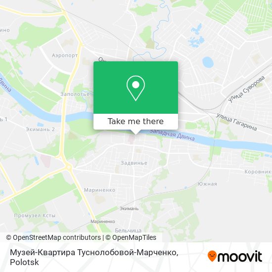 Музей-Квартира Туснолобовой-Марченко map