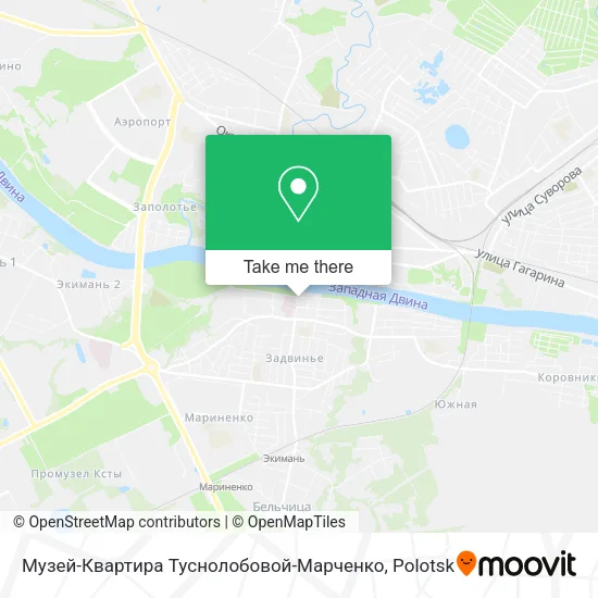 Музей-Квартира Туснолобовой-Марченко map
