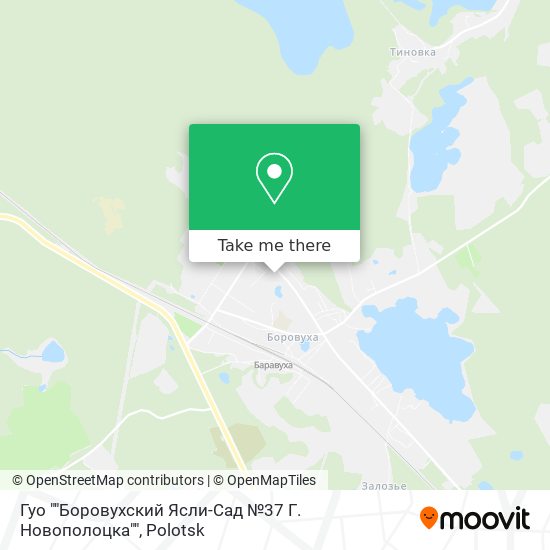 Гуо ""Боровухский Ясли-Сад №37 Г. Новополоцка"" map