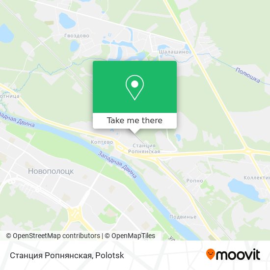 Станция Ропнянская map