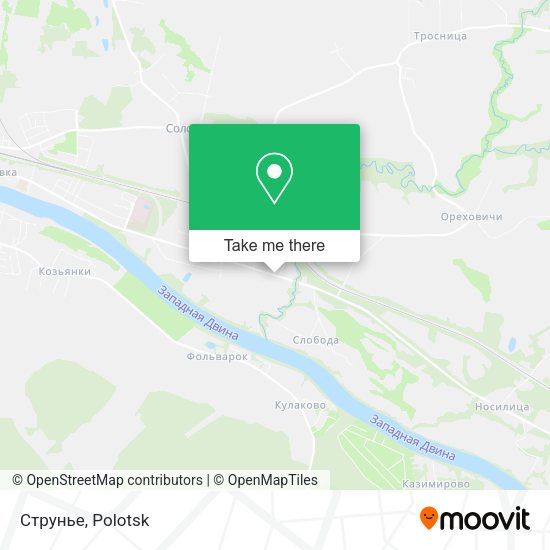 Струнье map