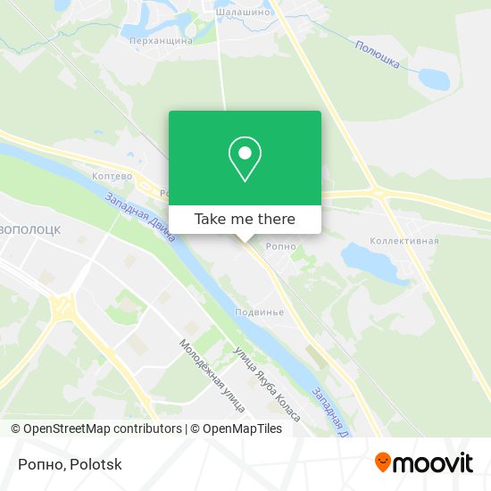 Ропно map