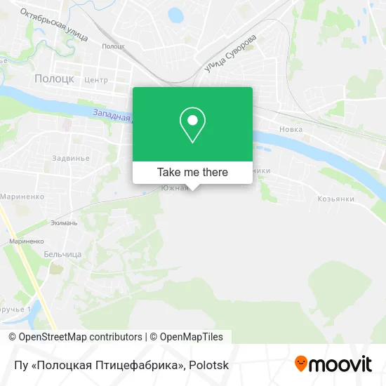 Пу «Полоцкая Птицефабрика» map