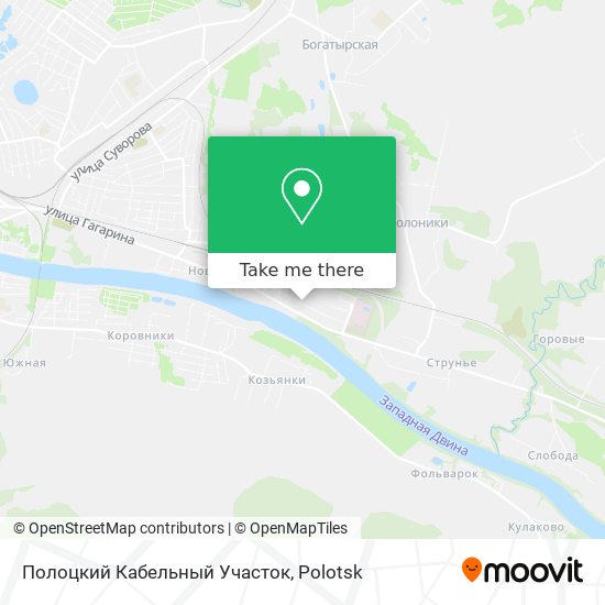 Полоцкий Кабельный Участок map