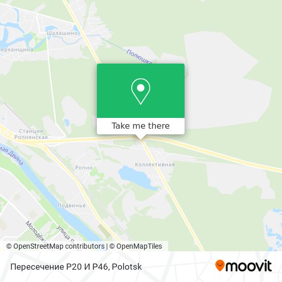 Пересечение Р20 И Р46 map