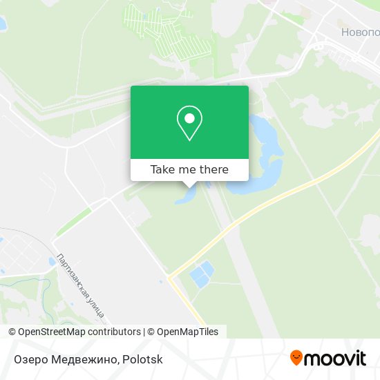 Озеро Медвежино map