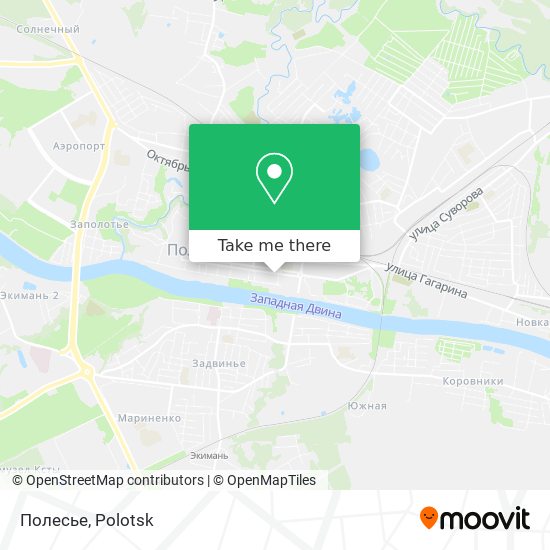 Полесье map