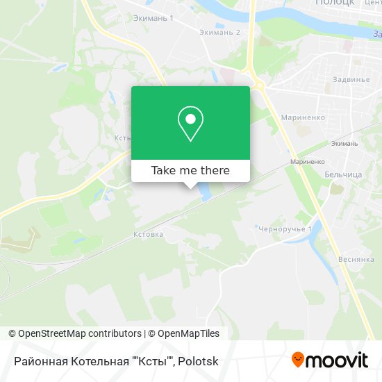 Районная Котельная ""Ксты"" map