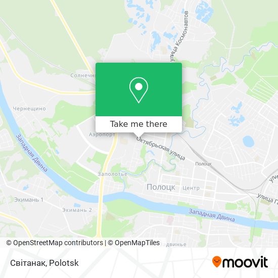 Свiтанак map