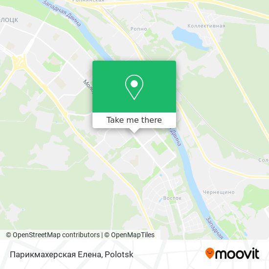 Парикмахерская Елена map