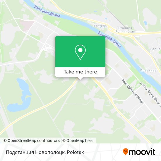 Подстанция Новополоцк map