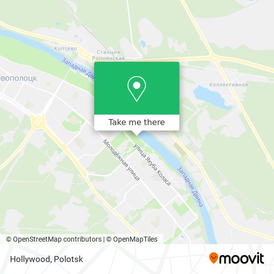 Hollywood map