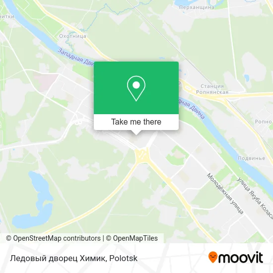 Ледовый дворец Химик map