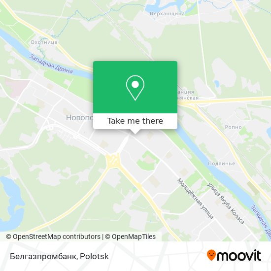 Белгазпромбанк map