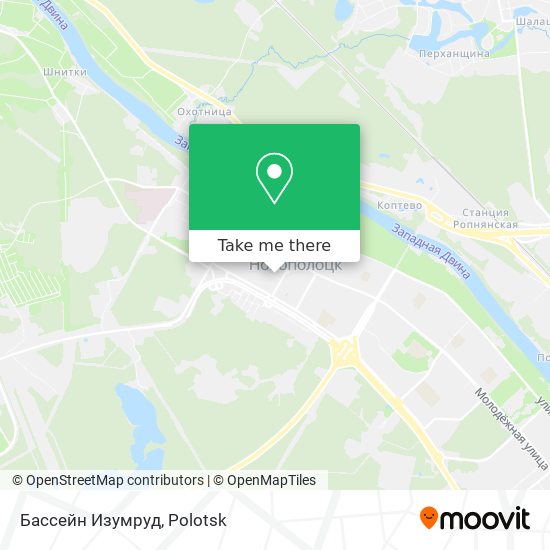 Бассейн Изумруд map