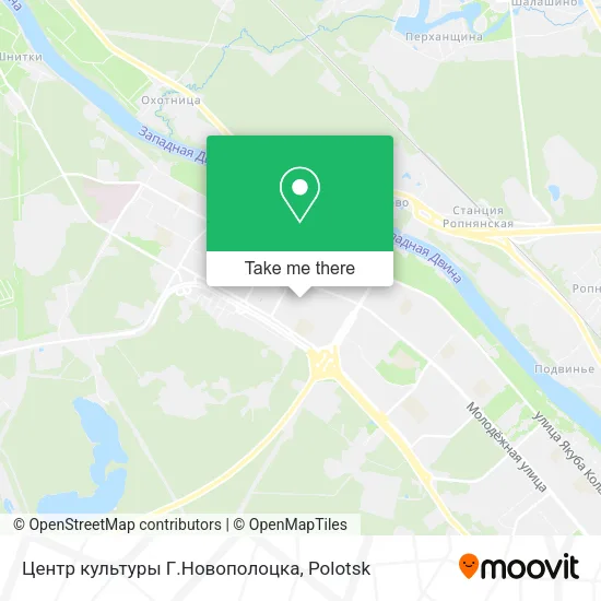 Центр культуры Г.Новополоцка map