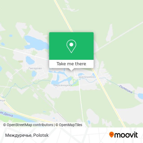 Междуречье map