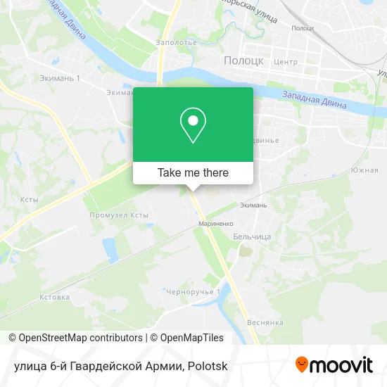 улица 6-й Гвардейской Армии map