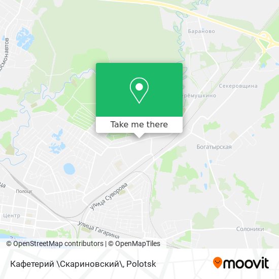 Кафетерий \Скариновский\ map