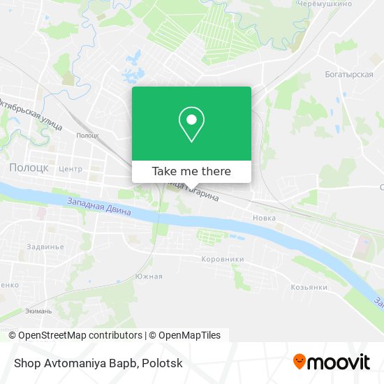 Shop Avtomaniya Bapb map