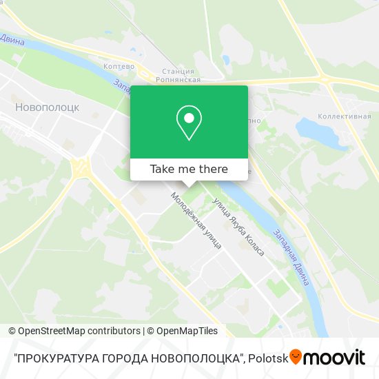 "ПРОКУРАТУРА ГОРОДА НОВОПОЛОЦКА" map