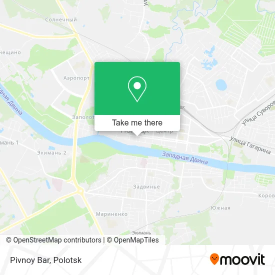 Pivnoy Bar map
