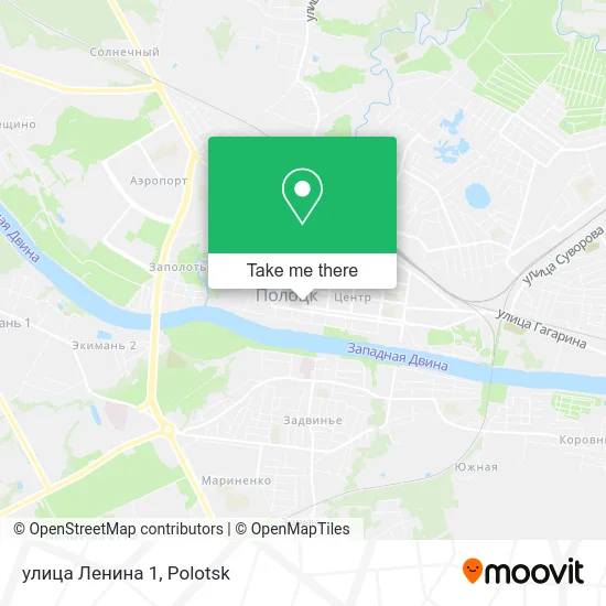 улица Ленина 1 map