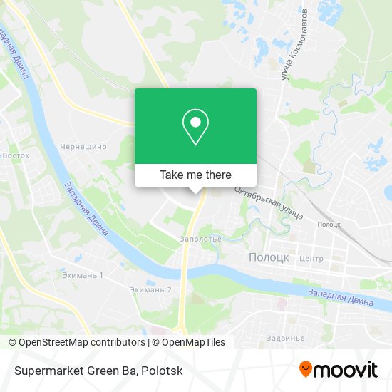 Supermarket Green Ba map