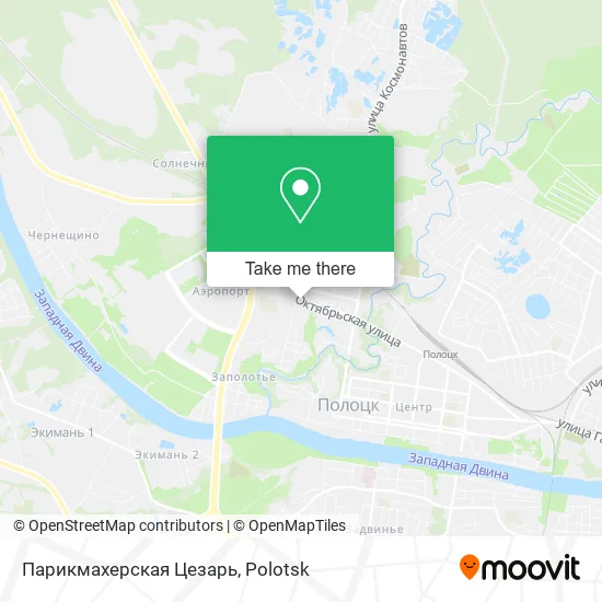 Парикмахерская Цезарь map