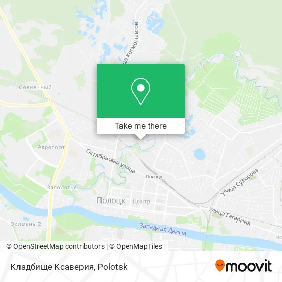 Кладбище Ксаверия map