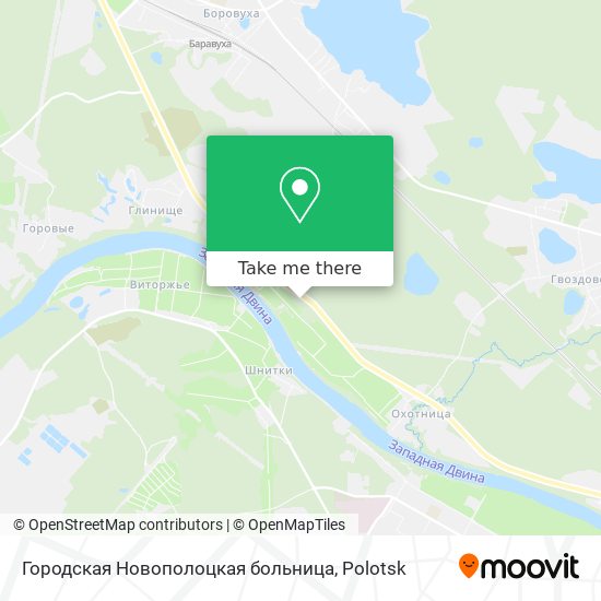 Городская Новополоцкая больница map