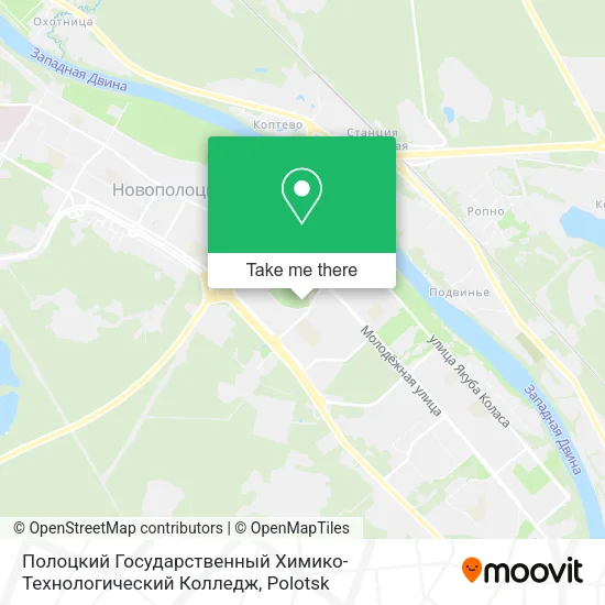 Полоцкий Государственный Химико-Технологический Колледж map