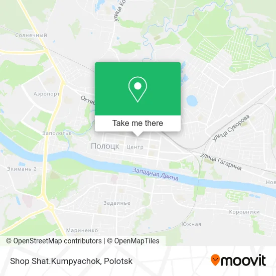 Shop Shat.Kumpyachok map
