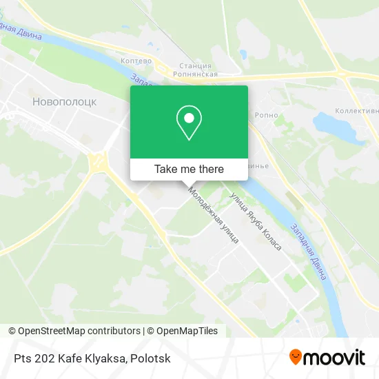 Pts 202 Kafe Klyaksa map